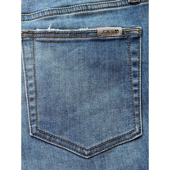 Joe's Jeans Mid Rise Boyfriend wide leg Crop w/ Raw Hem- Size 25-NWT- MSRP $189 - Picture 8 of 9